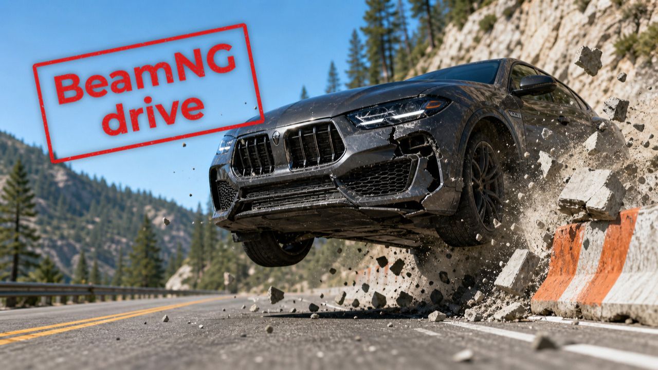 🏎️💥 Безумное вождение и автокатастрофы 🔥😵 BeamNG Drive