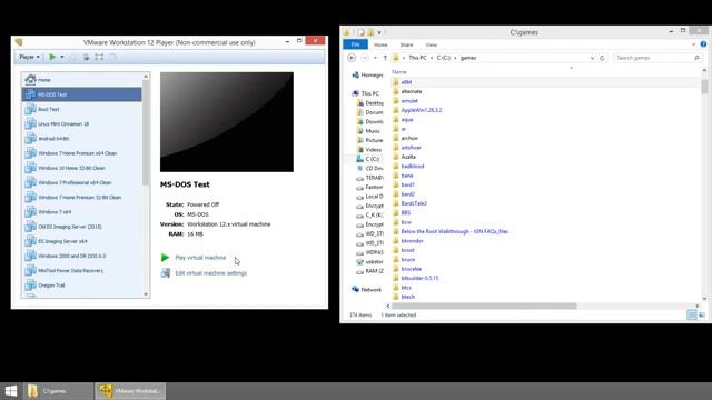 Tutorial - Copying Files From Windows To DOS Inside VMWare