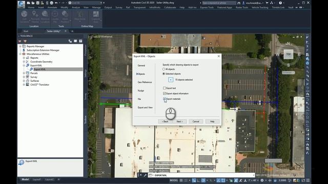 Export Civil 3D Objects To KMZ