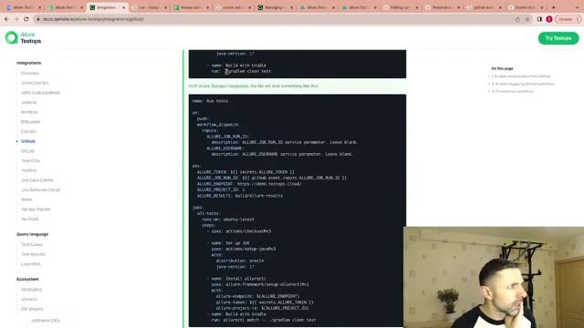 LiveStream: Allure TestOps. Настройка интеграции с CI (GitHub Actions)