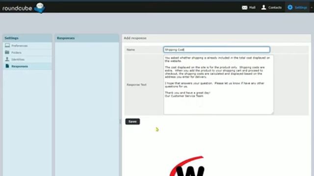 Roundcube (webmail) - How To Create And Use Templates