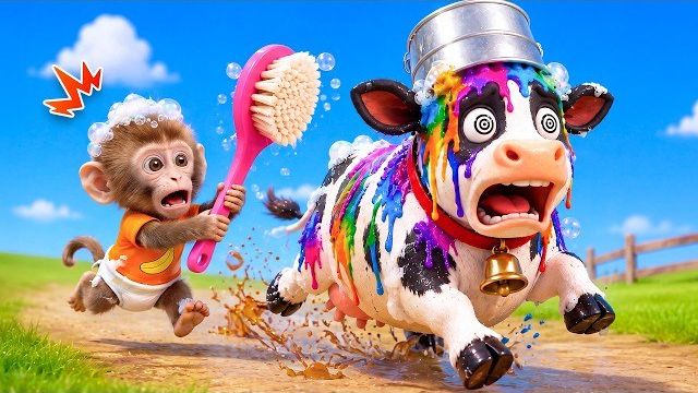 Корова Лола | Пойдем купаться! | Песни с фермы - Детские стишки