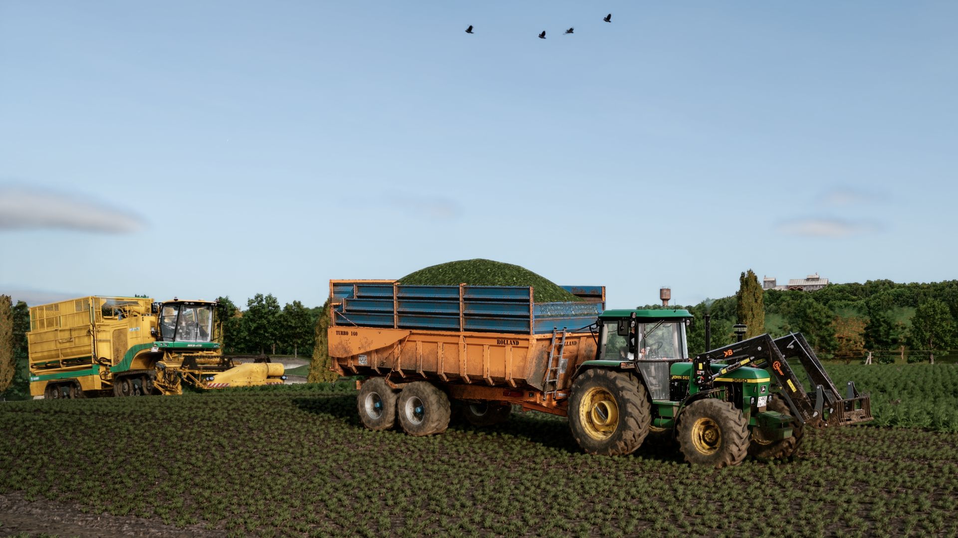 Farming Simulator 25 Уборка шпината | DLSS 5.0 + ReShade |