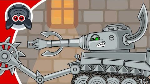 Leviathan Vs Super Mutant. Adventures Of Steel Monster. Cartoons About Tanks