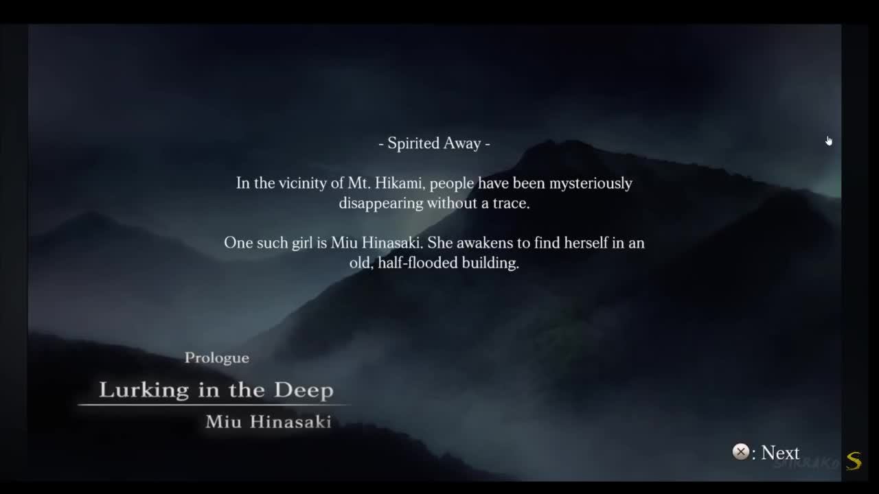 FATAL FRAME 5 MAIDEN OF BLACK WATER