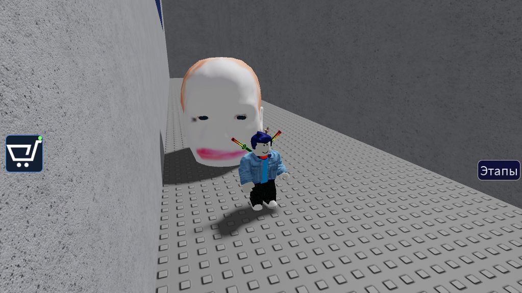 🏃 Я ЧУТЬ НЕ ПРОИГРАЛ! Побег от бегущей головы в Роблокс (😱 Roblox Escape Running Head)