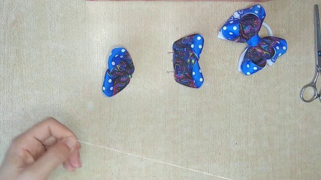 Бантики из репсовой ленты 2.5 см.