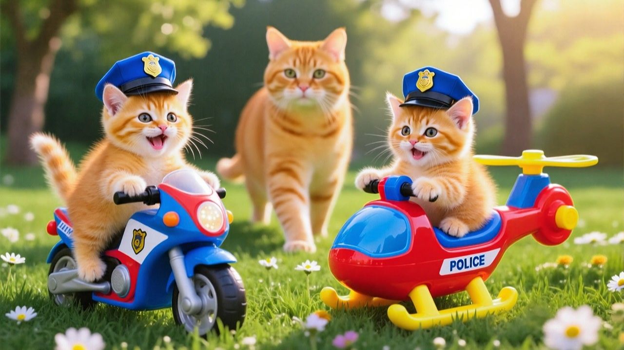 🐾 Мама-кошка подстригает шерсть на ферме и делает тигровую шапку для котят дома🐾🎩🐯