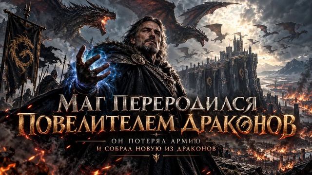 АУДИОКНИГА ПОЛНОСТЬЮ | Маг переродился повелителем драконов | ПОПАДАНЦЫ | Книга 1
