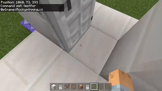 How To Make An Eye Scanner In Minecraft - Minecraft Bedrock Command Block Tutorial