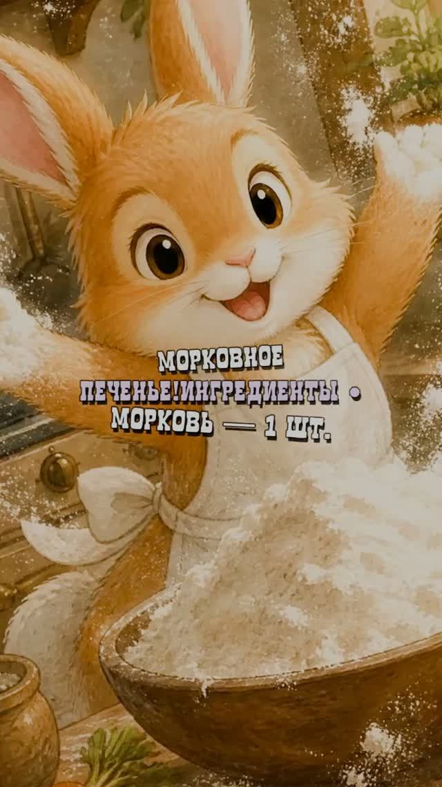 Морковное печенье