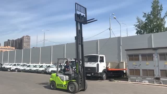 вилочный погрузчик  ZOOMLION FD 30 - 4,5 метра, свободный ход, сайдшифт от Www.mmg-mos.ru