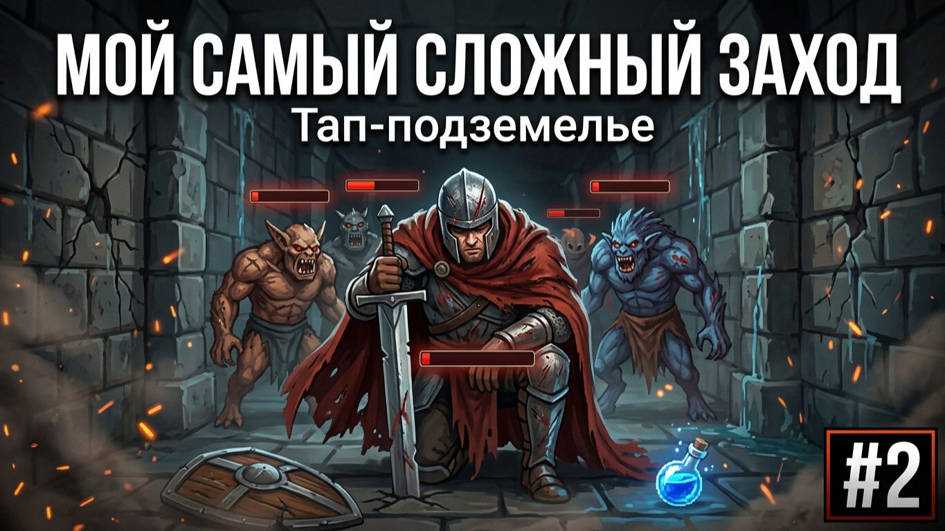 Мой самый сложный заход в Тап подземелье #2