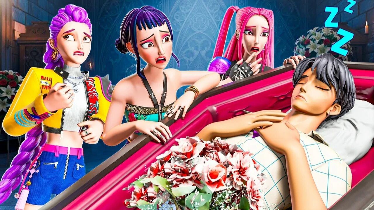 ЧТО СЛУЧИЛОСЬ С ДЖИНУ K-Pop Охотницы на Демонов Huntrix анимация