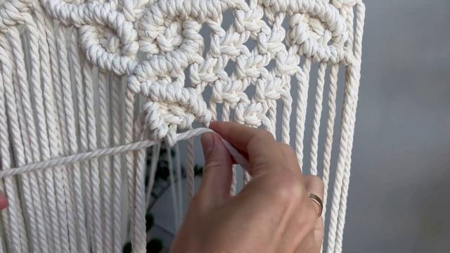 DIY Semicircular Macrame Hanging Chair Detailed Tutorial │ Large Macrame Swing │ Hanging Swing Diy