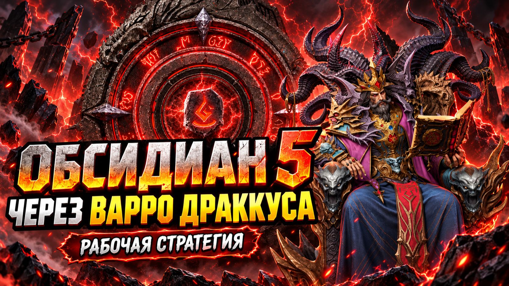 ВАРРО ДРАККУС ТАЩИТ ОБСИДИАН 5-ОГО УРОВНЯ! ДЕТАЛЬНАЯ ПРОХОДКА + ШМОТ | Watcher Of Realms