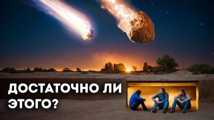 Астероид, убивший динозавров: Смог бы выжить человек? ☄️🌍 Научные факты