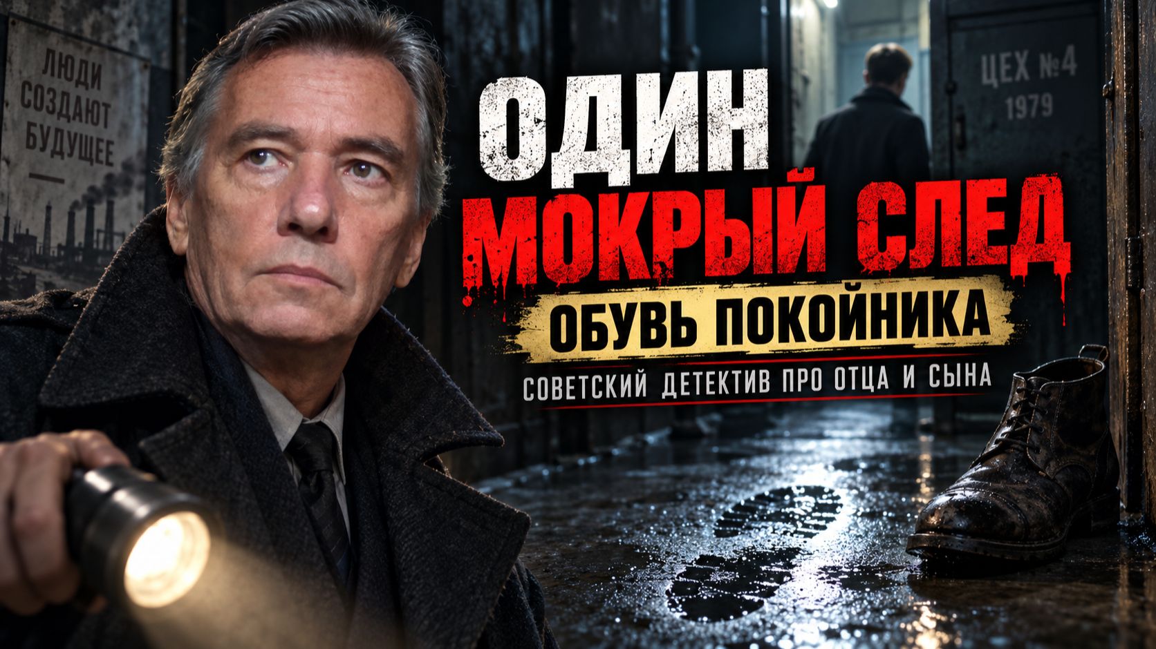 Один мокрый след и обувь покойника | Советский детектив про отца и сына