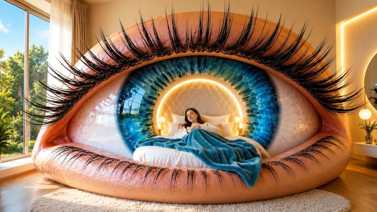 В какой кровати ты бы уснул? 🛌😳 Классный АСМР с помощью ИИ. Детские мультики смотреть