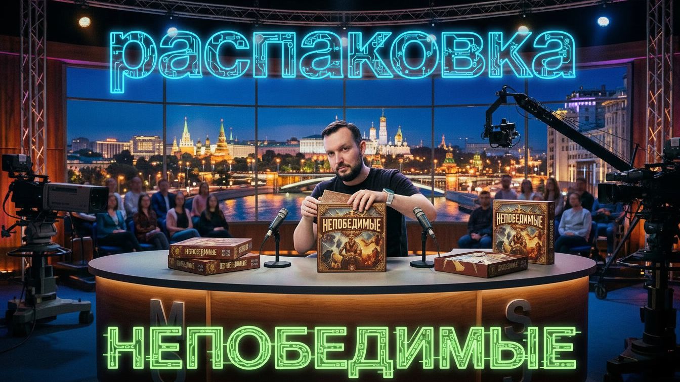 Распаковка настольной игры Непобедимые