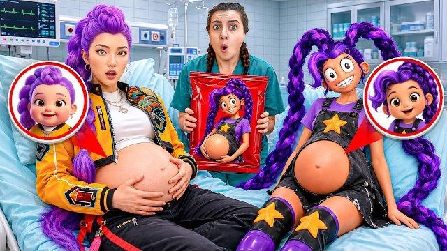 🤰 БЕРЕМЕННАЯ Руми против Лили Лавбрейдс! 🍼 Роды в Больнице! 🤖 Атака Прототипа!