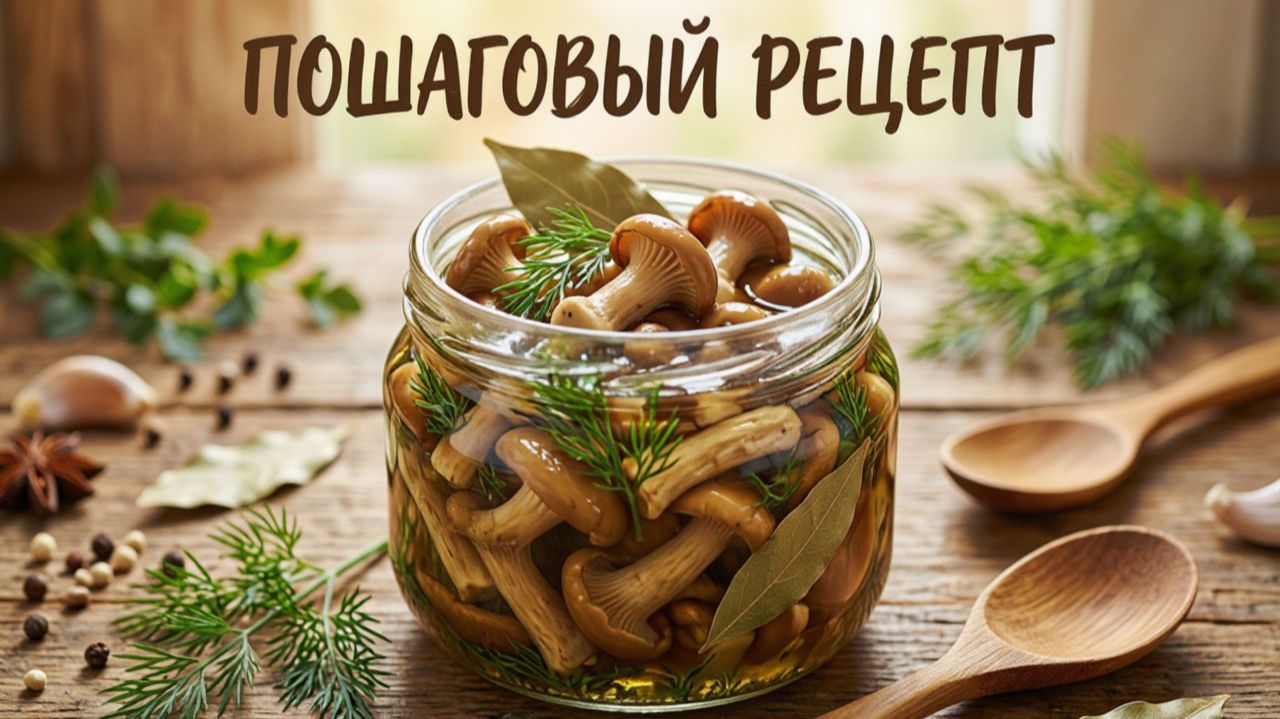 Маринованные опята - пошаговый рецепт | Заготовки на зиму