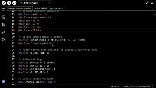 XIAO ESP32S3 Sense - Tiny ESP32 Camera