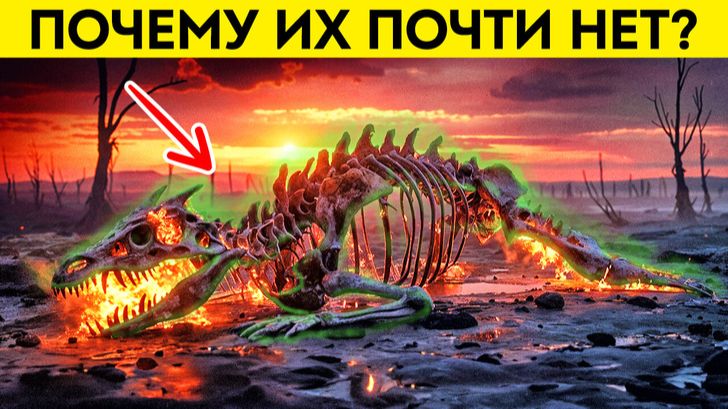 Куда исчезли кости динозавров? 🦖🦴