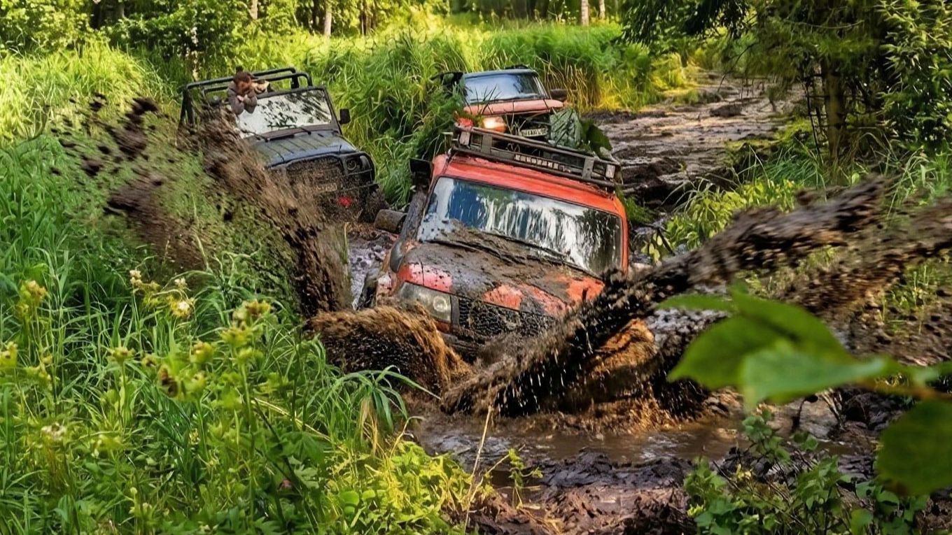 ДО ЧЕГО ДОВОДИТ СПОР? Грузовик в неловкой ситуации. Off-Road по-Русски