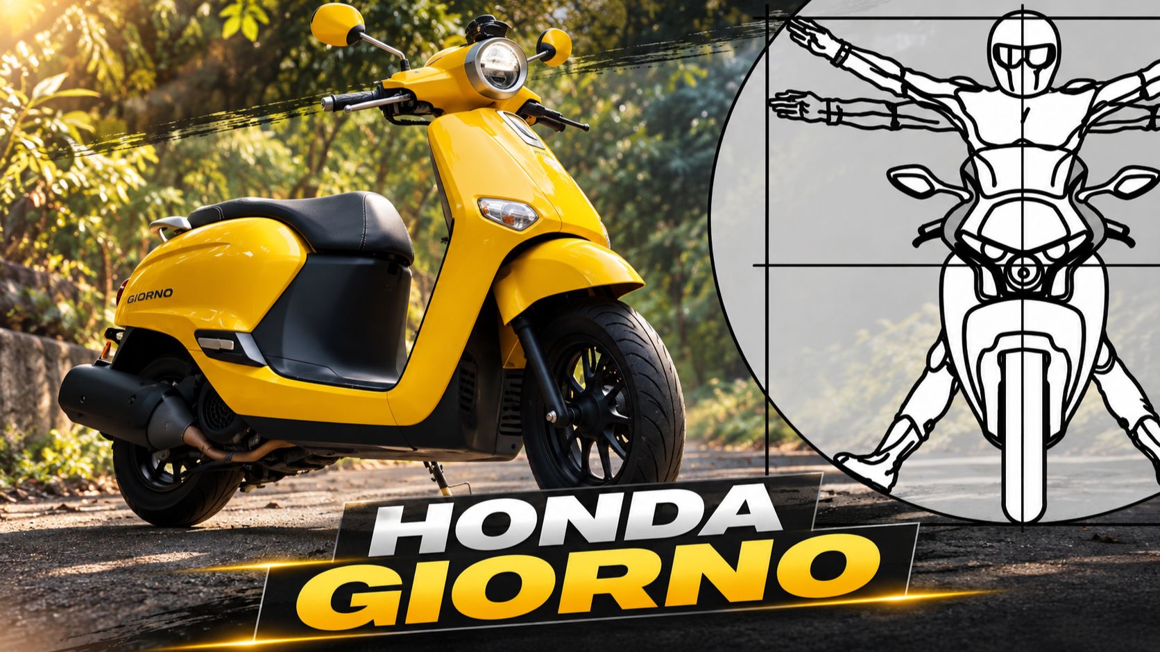 Honda Giorno: японская Vespa в обзоре Федотова из Тайланда