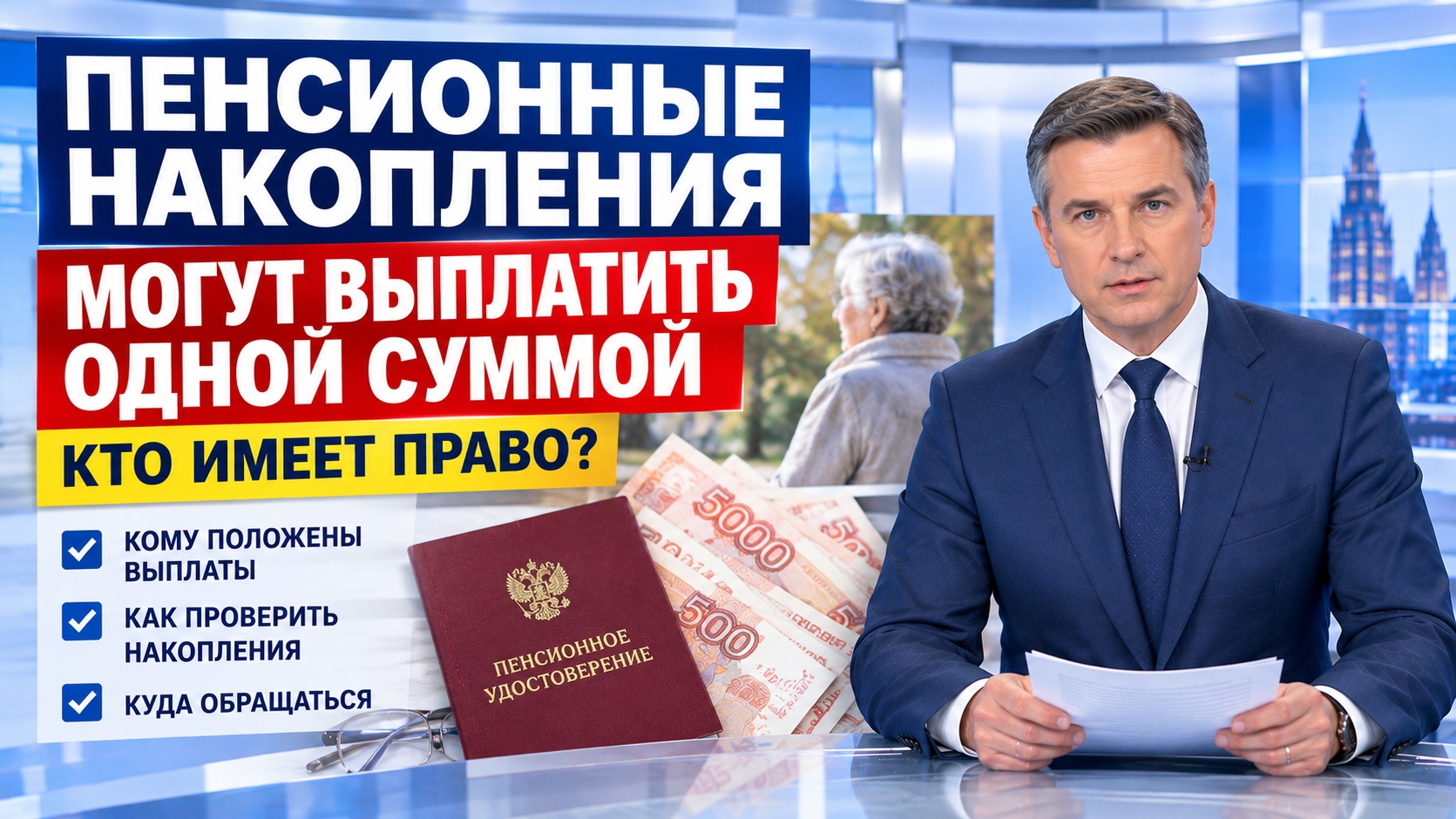 Пенсионные накопления в 2026 году: кому положена единовременная выплата