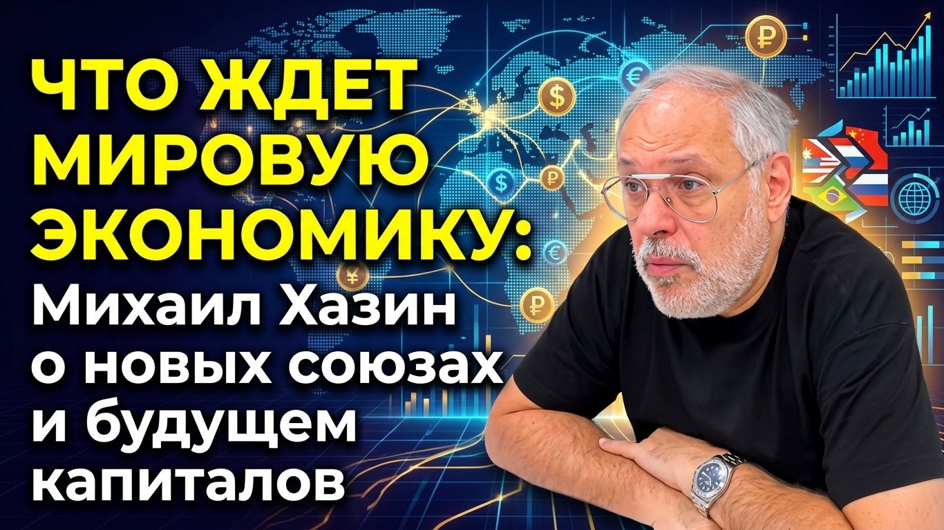Что ждет мировую экономику: Михаил Хазин о новых союзах и будущем капиталов