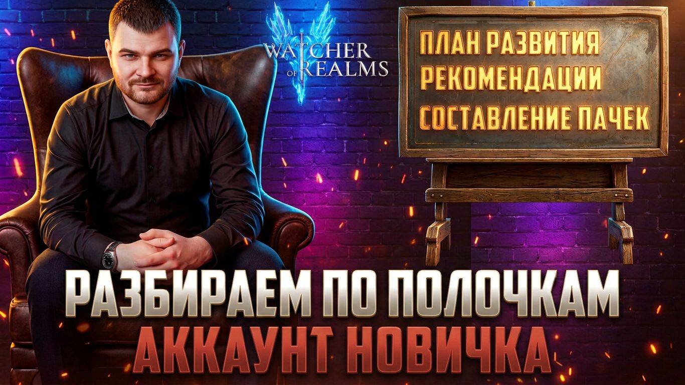 ПОЛНЫЙ ПАЗБОР АККАУНТА НОВИЧКА ОТ А ДО Я | ТЕБЕ ЭТО ПРИГОДИТСЯ! #watcherofrealms