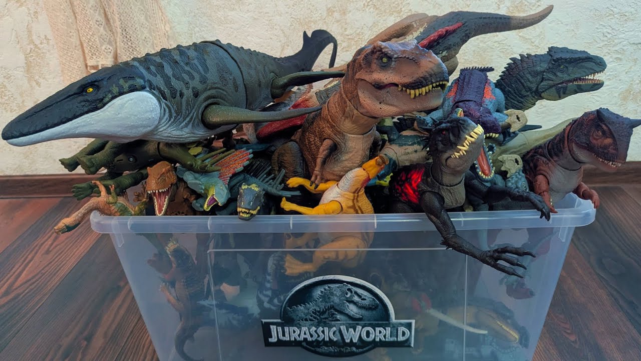 Новинки в моей коллекции динозавров #mattel  #jurassicworldrebirth #dinosaur #hammondcollection