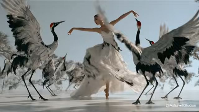 The Ink Paints Itself _ Surreal Ink Wash Dance Film, Original Music