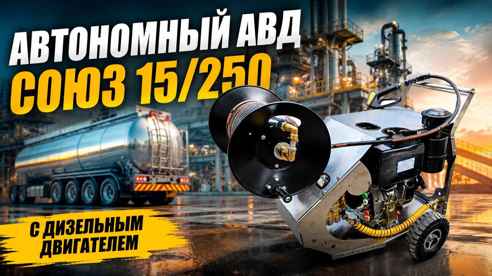 Автономный дизельный АВД СОЮЗ 15/250 Dizel