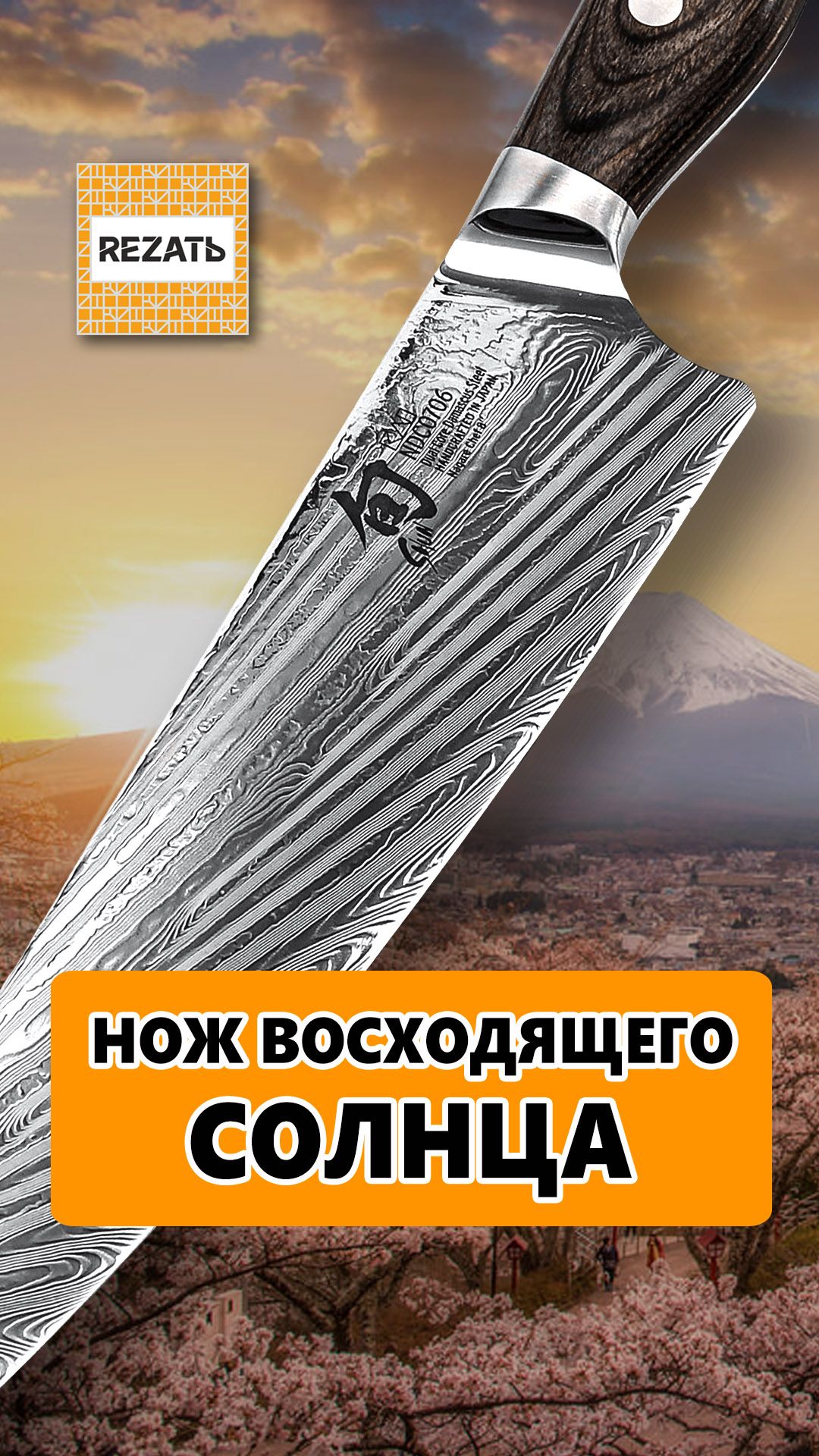 Вот это РЕАЛЬНЫЙ премиум! Кухонный нож Kai Shun Nagare