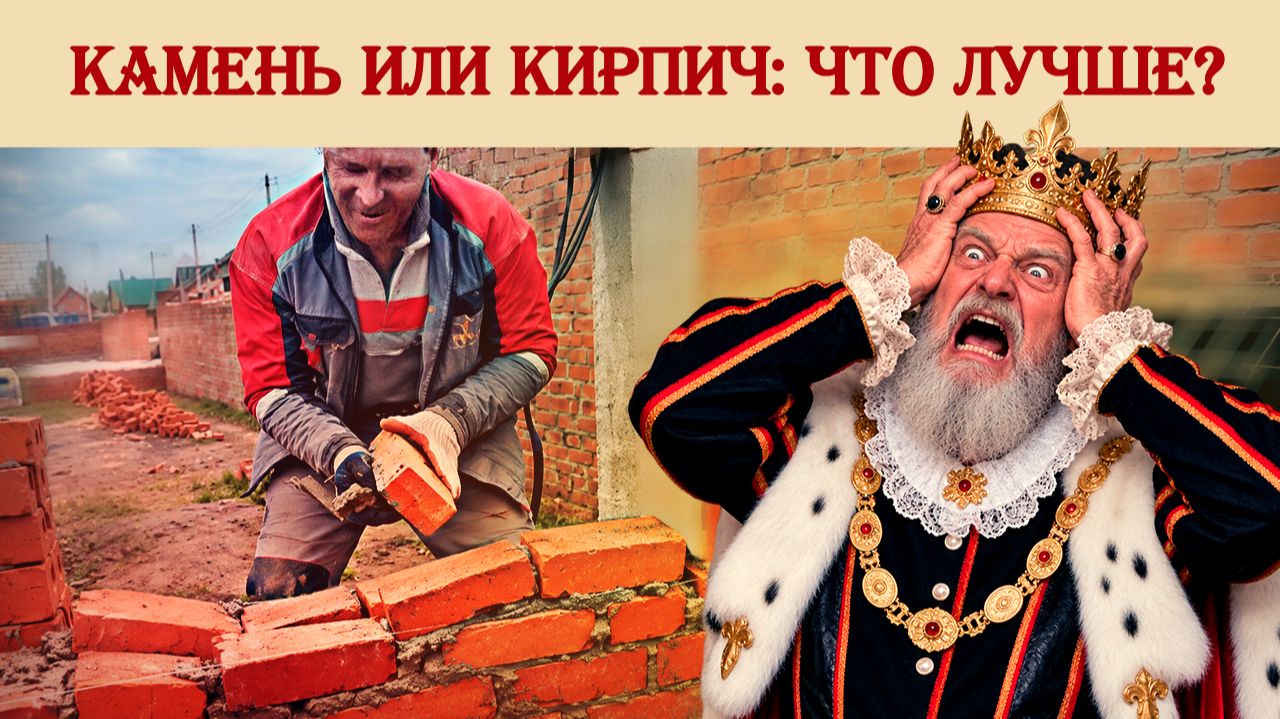 Камень или кирпич: что лучше?