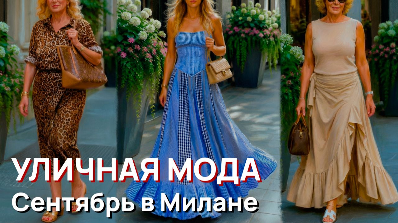 Уличная мода - Сентябрь в Милане 2026