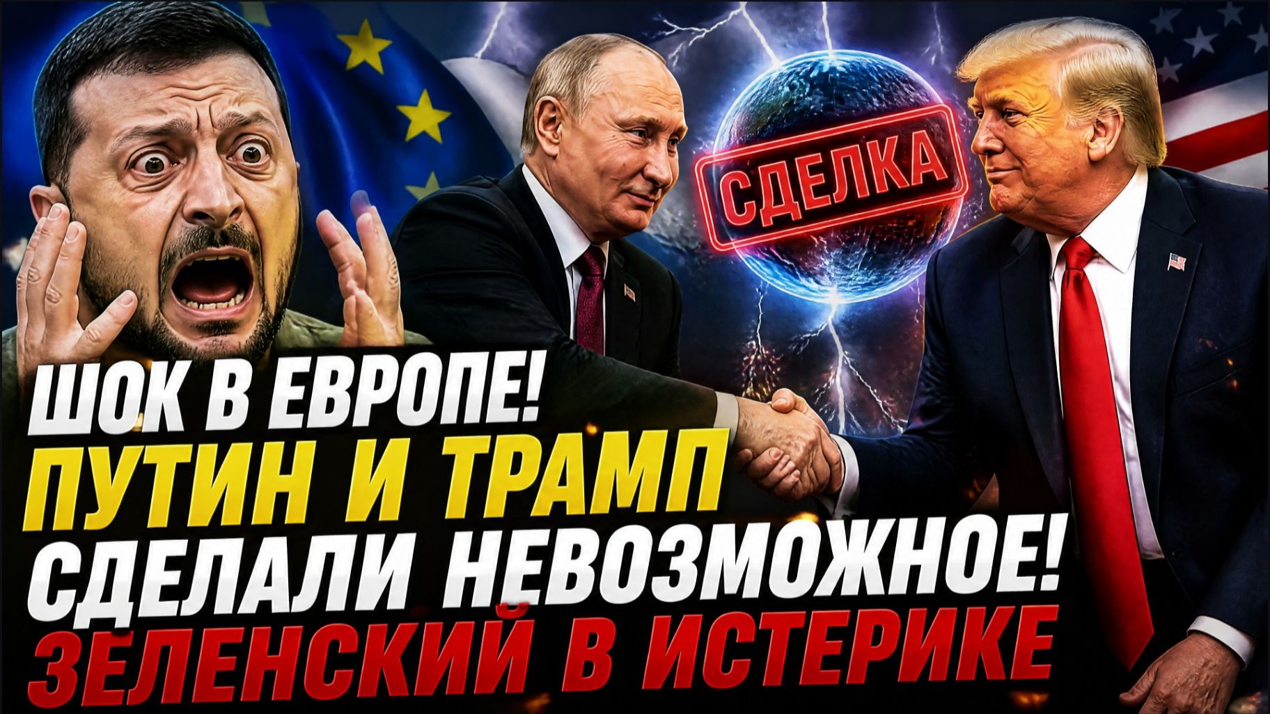 ⚡️ШОК в Европе! Путин и Трамп Сделали НЕВОЗМОЖНОЕ! Зеленский в Истерике