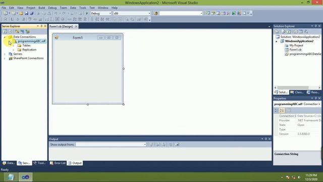 How To Create .sdf Database Using Visual Studio 2010
