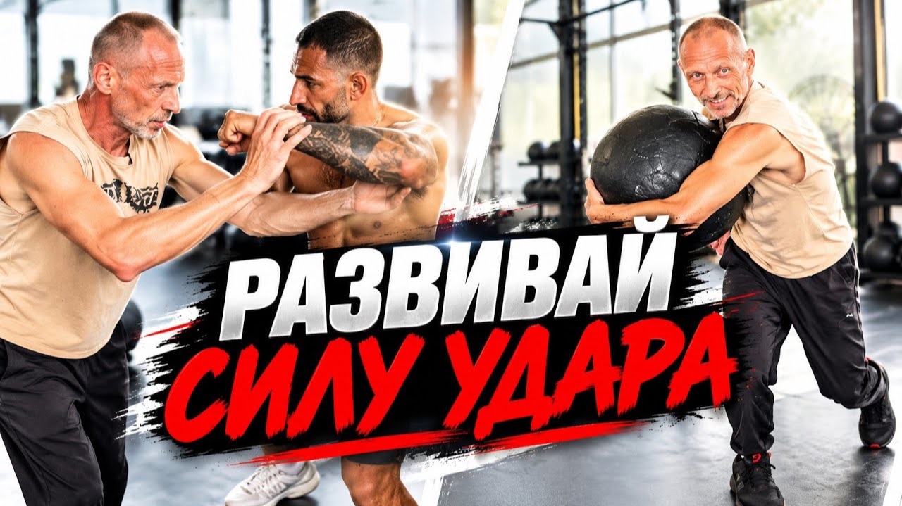 КАК УВЕЛИЧИТЬ СИЛУ УДАРА С ПОМОЩЬЮ ТЯЖЁЛОГО МЯЧА