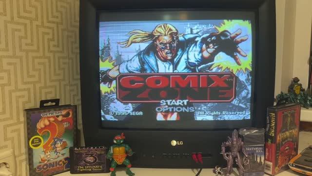 COMIX ZONE.ПОЛНОЕ ПРОХОЖДЕНИЕ.
