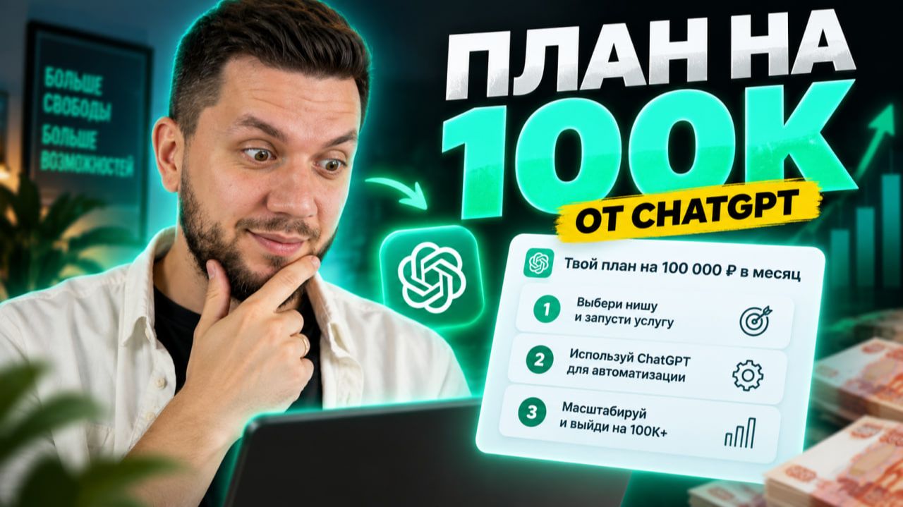 Как новичку заработать 100 000 ₽ с помощью нейросетей