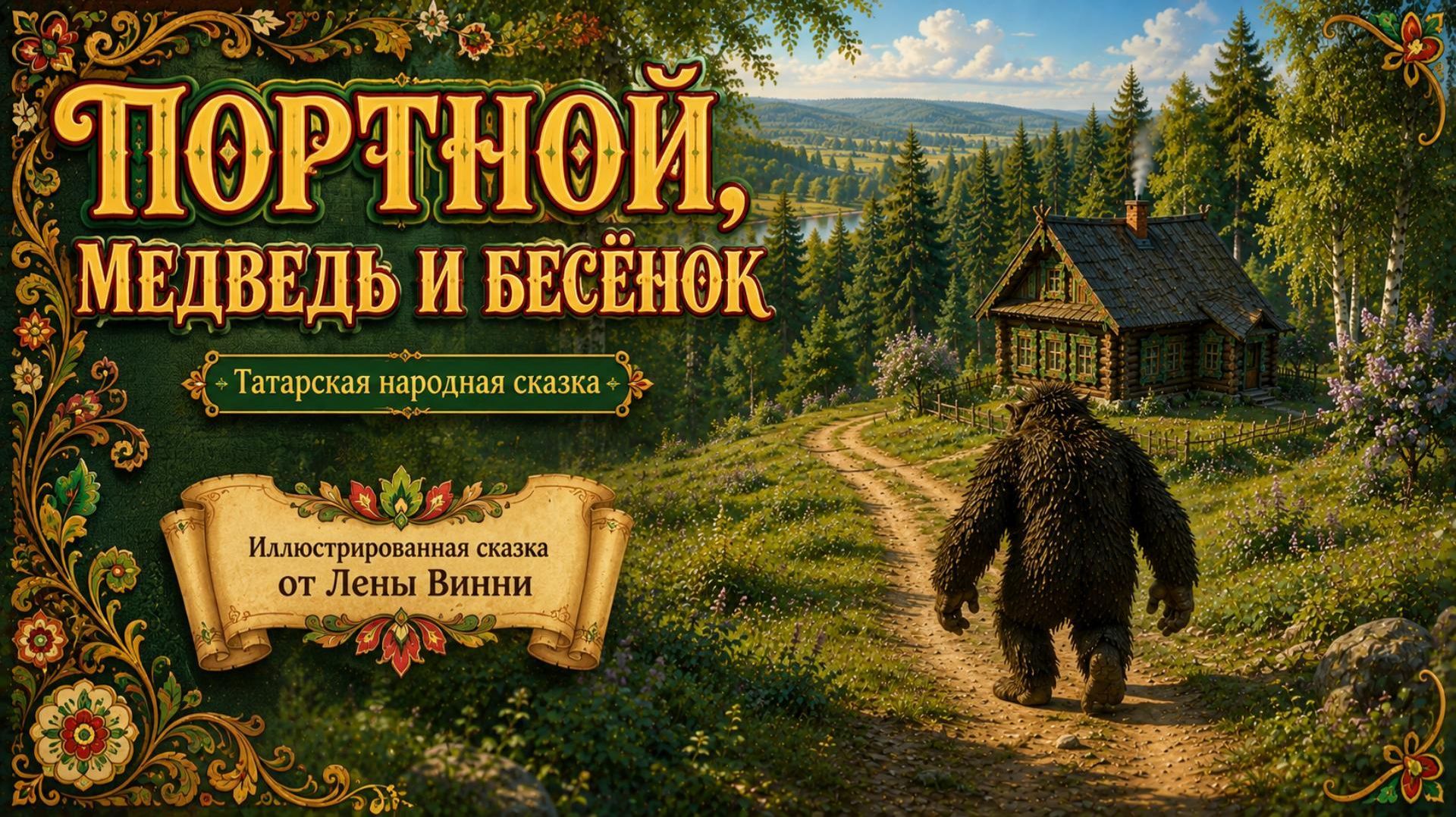 портной, медведь и бесёнок