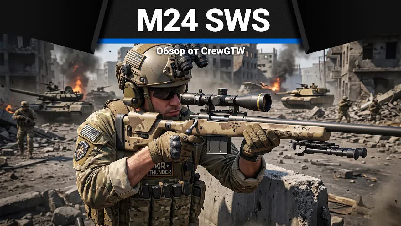 СНАЙПЕРСКИЕ ВИНТОВКИ M24 SWS в War Thunder