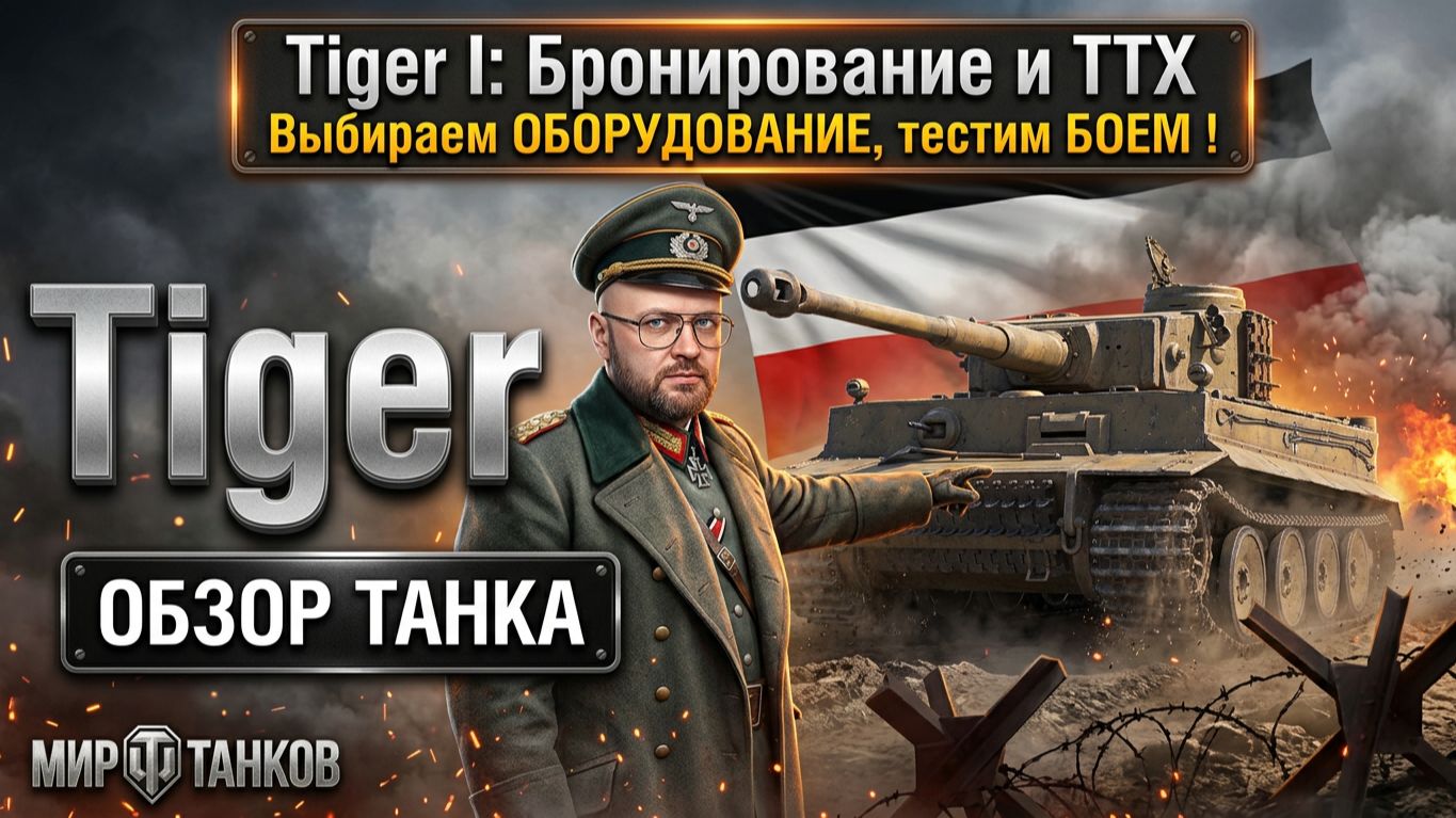 Tiger I обзор лучшей сборки оборудования, бронирование Тигр 1 и испытание боем