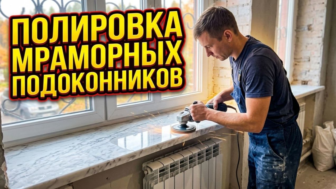 Реставрация мраморных подоконников