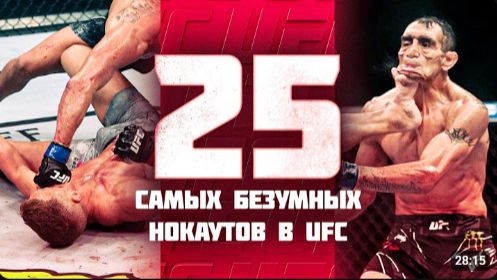 25 Безумных Нокаутов За Всю Историю UFC