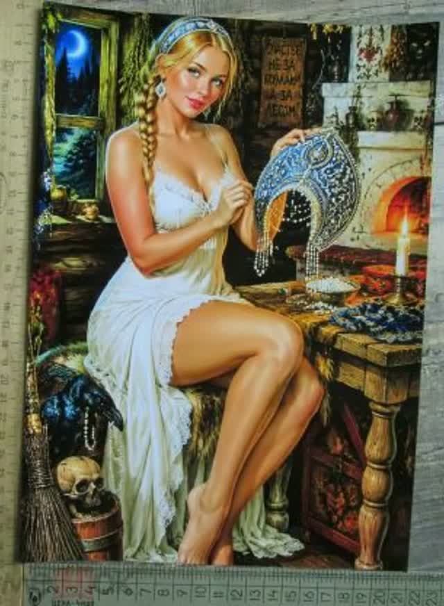 Советский Pin-Ap (32) Русские сказки 5